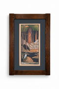 Woodland Pond Print - White Background