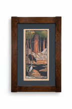 Woodland Pond Print - White Background