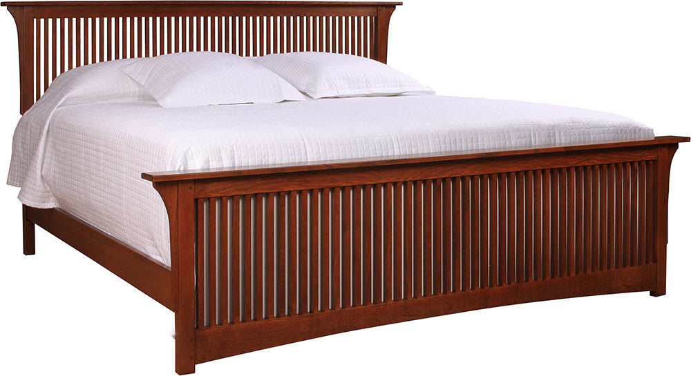 Spindle Bed With Mid Footboard by Stickley